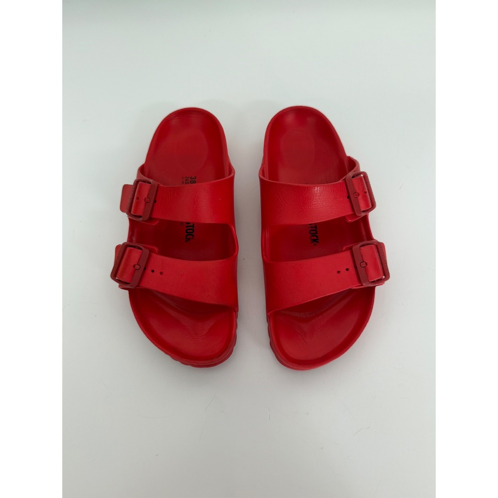 Birkenstock women Arizona EVA Red Waterproof Sandals Slides SZ 38 US 7-7.5